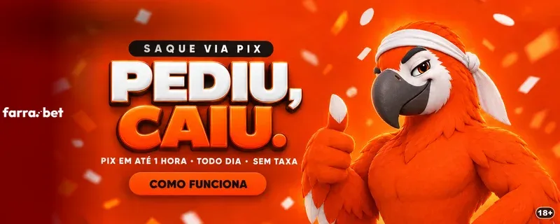 Saque via Pix - Pediu, caiu